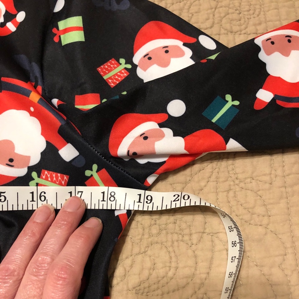 Christmas Dress. Ouges Santa Claus Dress, Large - image 7